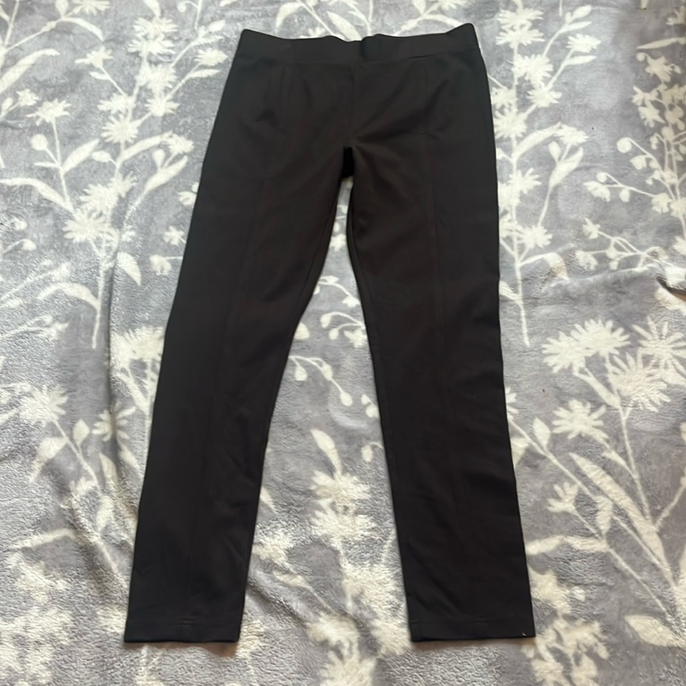 INC Brown Pull On Stretch Ankle Pants Sz 12